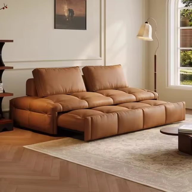 Compact Convertible Sofa Bed with Fold Out Design for Living Room