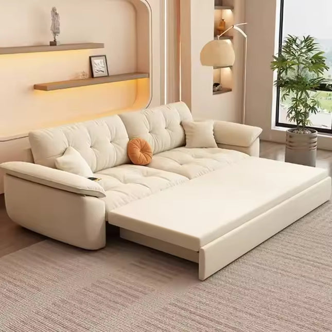 Pull Out Folding Sofa Bed with Convertible Design for Living Room