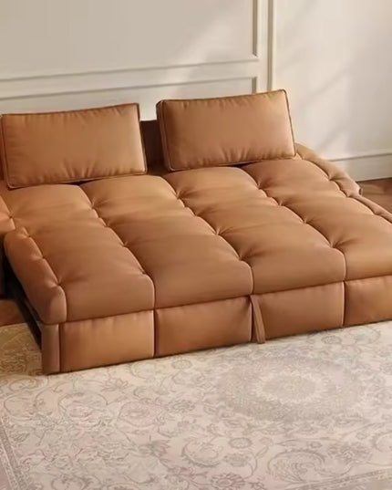 Compact Convertible Sofa Bed with Fold Out Design for Living Room