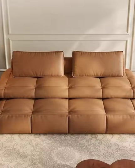 Compact Convertible Sofa Bed with Fold Out Design for Living Room