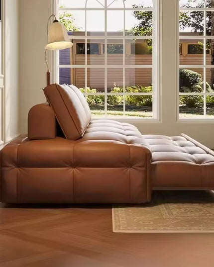 Compact Convertible Sofa Bed with Fold Out Design for Living Room