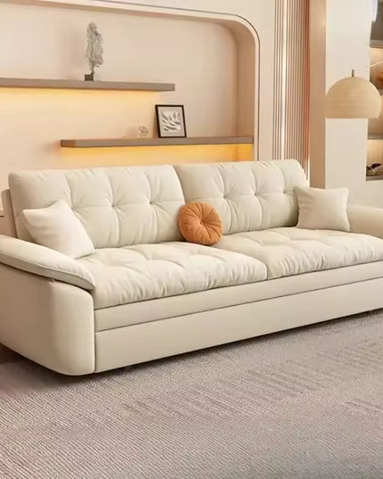 Pull Out Folding Sofa Bed with Convertible Design for Living Room